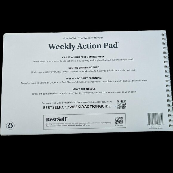 Best Self Weekly Action Plan and Project Action Plan - Picture 3 of 7